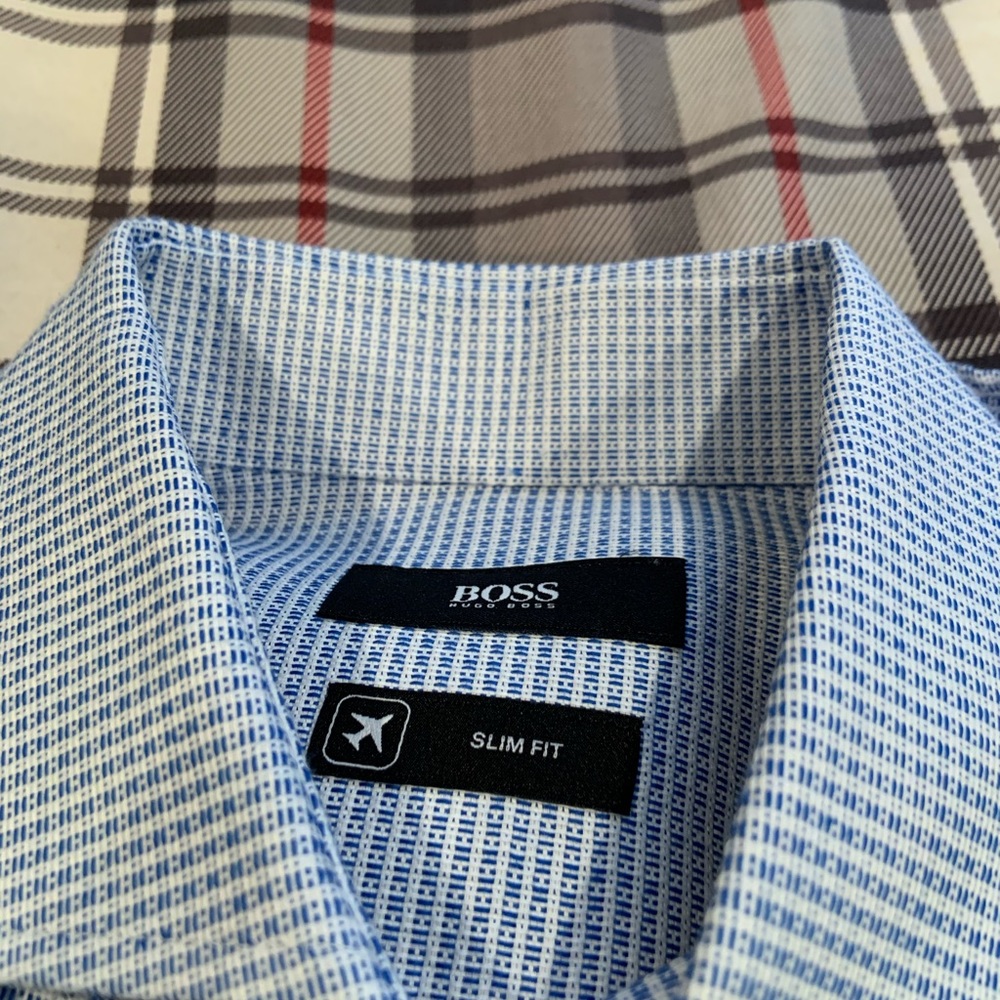 Hugo Boss Men’s Dress Shirt. Size 39, 15-1/2 Slim